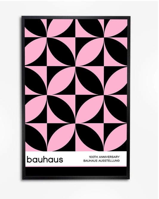 Poster "Bauhaus Anniversary" - Abstract Geometrisch Design poster wanddecoratie – A4 formaat