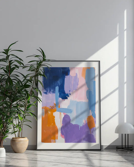 Poster - Abstract vormen - Verschillende kleuren - Fairfield Porter poster wanddecoratie – A3 formaat