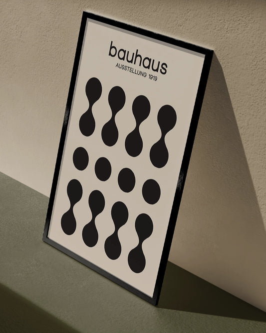 Poster "Bauhaus Ausstellung" - Minimalistisch en Tijdloos Design poster wanddecoratie – A3 formaat