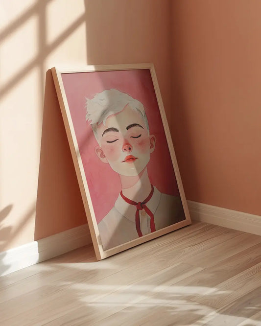 Poster - Aquarel - Androgyne Vrouw - Henri Matisse poster wanddecoratie – A3 formaat