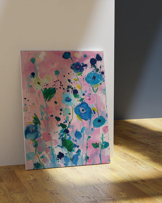 Canvas - Bloemenlandschap - Roze - Abstract - Henri Matisse