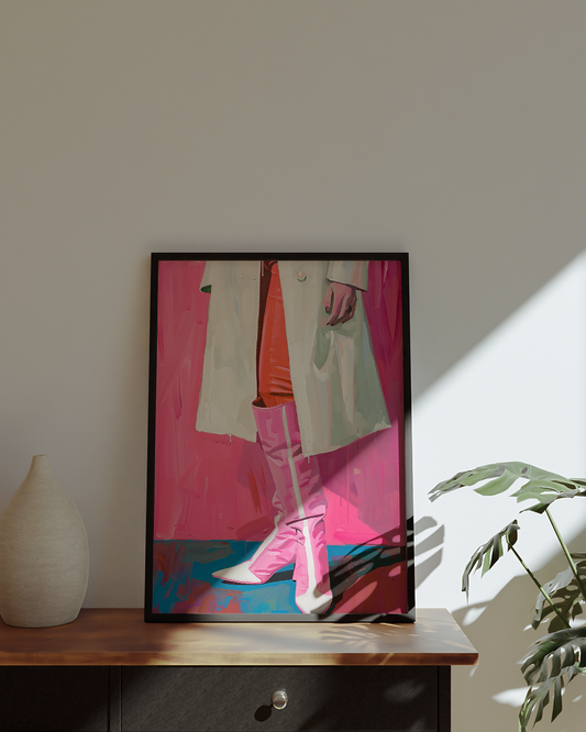 Poster - Close up benen - Vrouw - Abstract poster wanddecoratie – A3 formaat