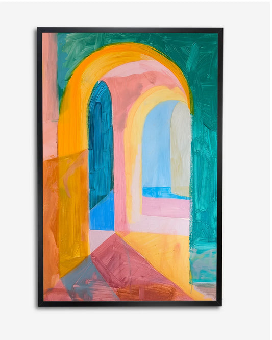 Poster - Henri Matisse - Pastel - Abstracte Deur poster wanddecoratie – A4 formaat