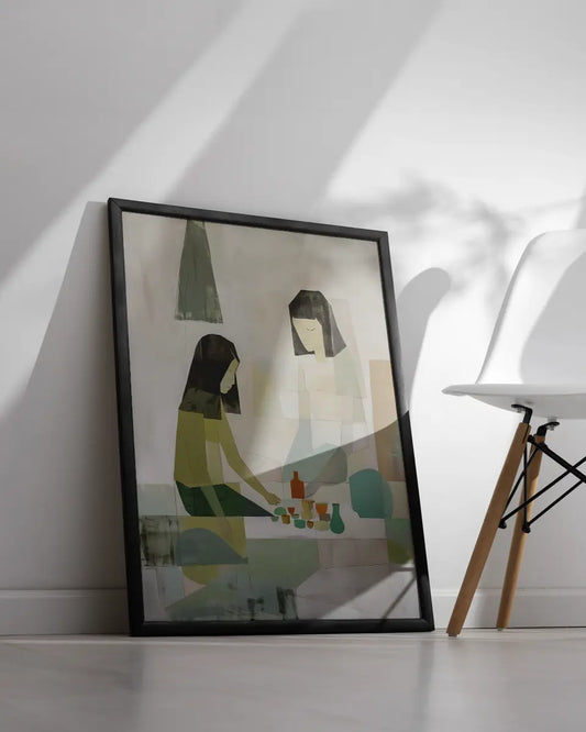 Poster - Moeder en dochter - Speelgoed - Pablo Picasso poster wanddecoratie – A3 formaat