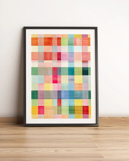 Poster - Pastel RGB - Paul Rand poster wanddecoratie – A3 formaat