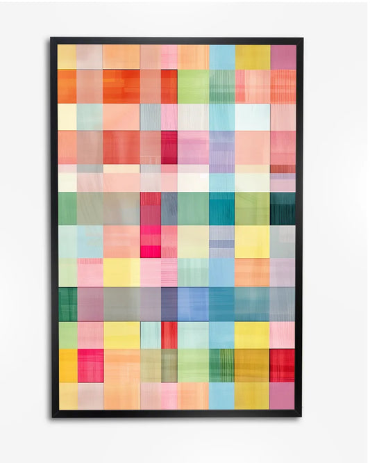 Poster - Pastel RGB - Paul Rand poster wanddecoratie – A4 formaat