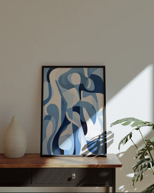 Abstract Waves - Henri Matisse poster wanddecoratie – A3 formaat