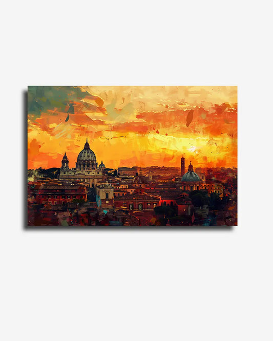 Canvas - Skyline - Rome - Panorama - Impressionisme - Claude Monet