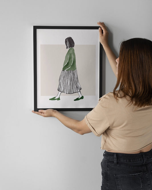 Walking Towards - Henri Matisse poster wanddecoratie – A3 formaat