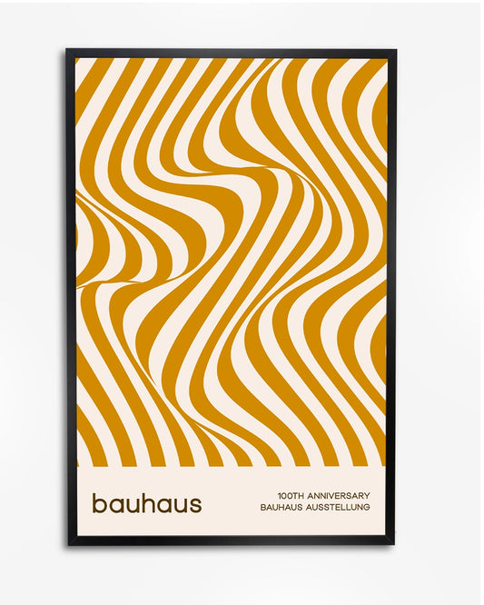 Poster "Bauhaus 100th Anniversary" - Abstract & Minimalistisch Design poster wanddecoratie – A4 formaat