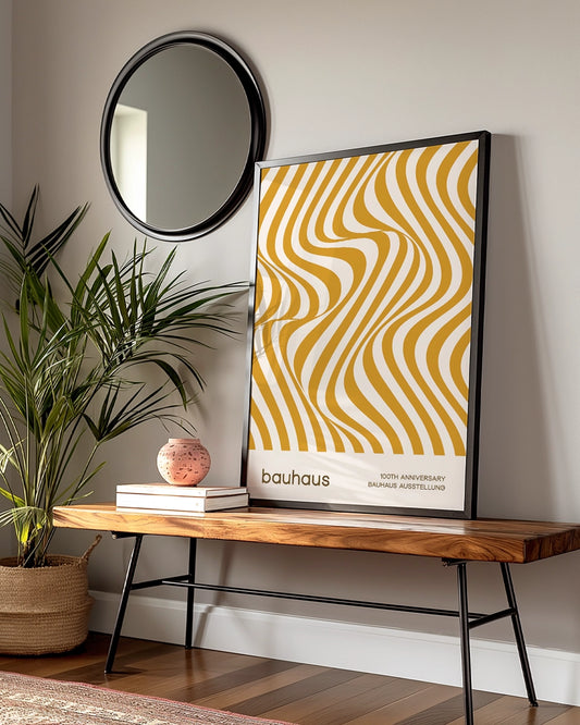 Poster "Bauhaus 100th Anniversary" - Abstract & Minimalistisch Design poster wanddecoratie – A3 formaat