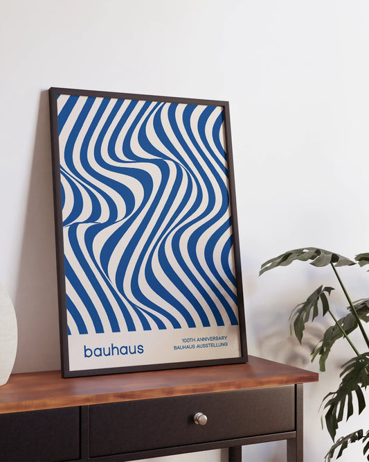 Poster "Bauhaus  100th Anniversary" - Abstract en Minimalistisch Design poster wanddecoratie – A3 formaat