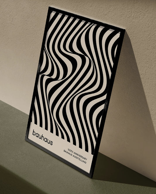 Poster "50th Anniversary Bauhaus" - Tijdloos Modern Design poster wanddecoratie – A3 formaat