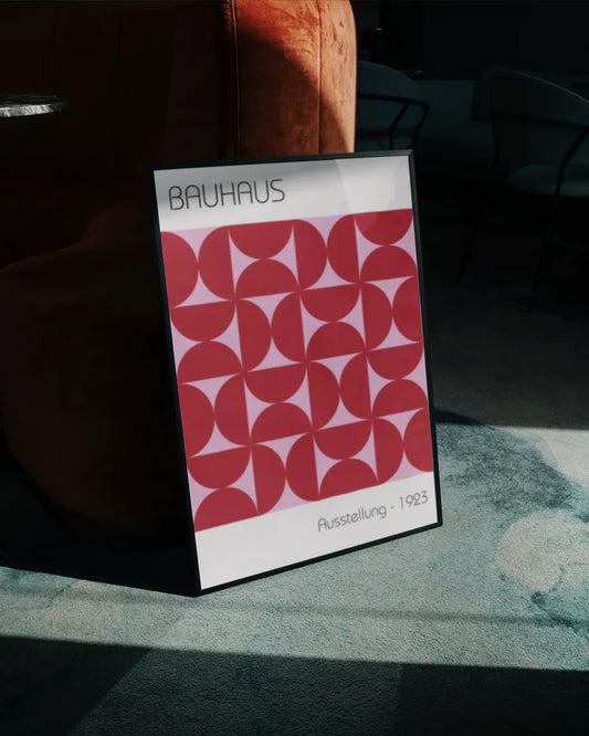 Bauhaus Poster "Ausstellung 1923" - Minimalistisch & Modern Design poster wanddecoratie – A3 formaat