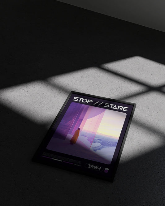 Poster - Abstract Art - Stop and Stare - Modern poster wanddecoratie – A3 formaat