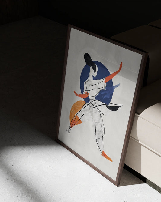 Poster - Abstracte Vrouw - Minimal - Henri Matisse poster wanddecoratie – A3 formaat