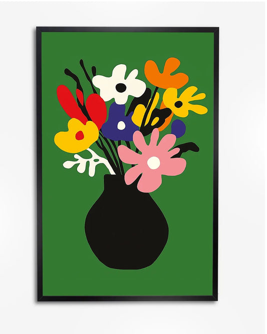 Poster - Bloemen in vaas - Henri Matisse poster wanddecoratie – A4 formaat
