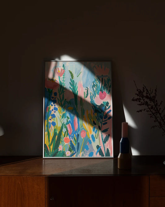 Poster - Bloemenlandschap - Abstract - Henri Matisse poster wanddecoratie – A3 formaat