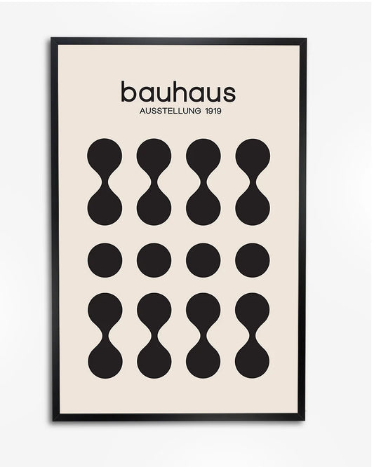 Poster "Bauhaus Ausstellung" - Minimalistisch en Tijdloos Design poster wanddecoratie – A4 formaat