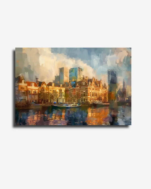 Canvas - Skyline - Den Haag - Impressionisme - Claude Monet
