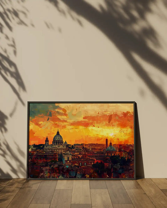 Canvas - Skyline - Rome - Panorama - Impressionisme - Claude Monet