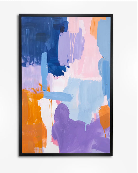 Poster - Abstract vormen - Verschillende kleuren - Fairfield Porter poster wanddecoratie – A4 formaat