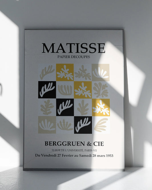 Minimalistische Matisse Poster - Geometrisch Ontwerp in Elegante Stijl poster wanddecoratie – A3 formaat